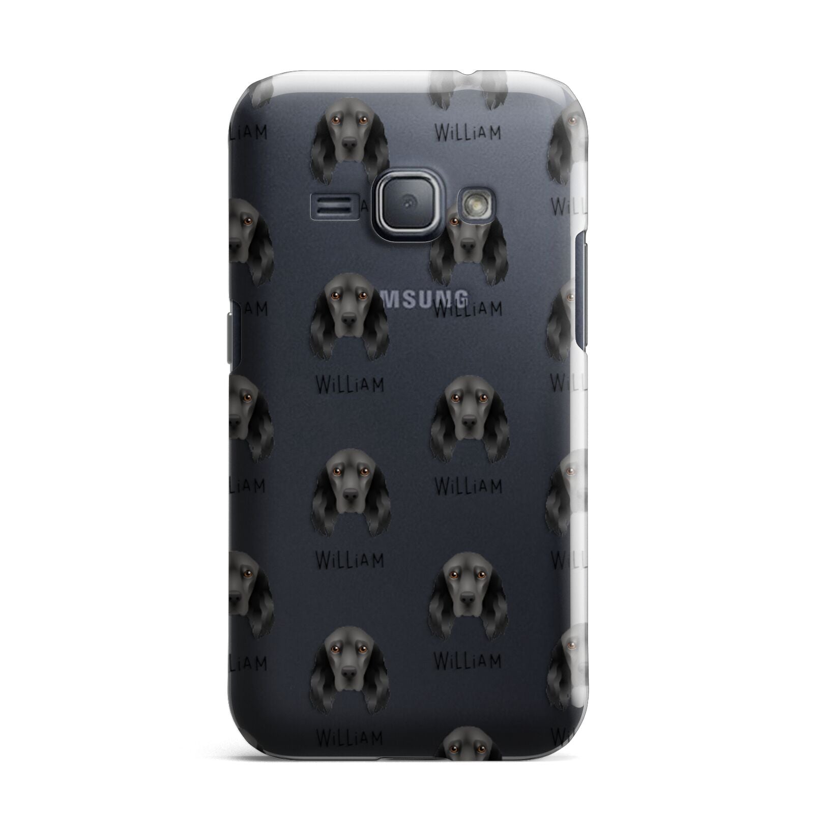 Field Spaniel Icon with Name Samsung Galaxy J1 2016 Case