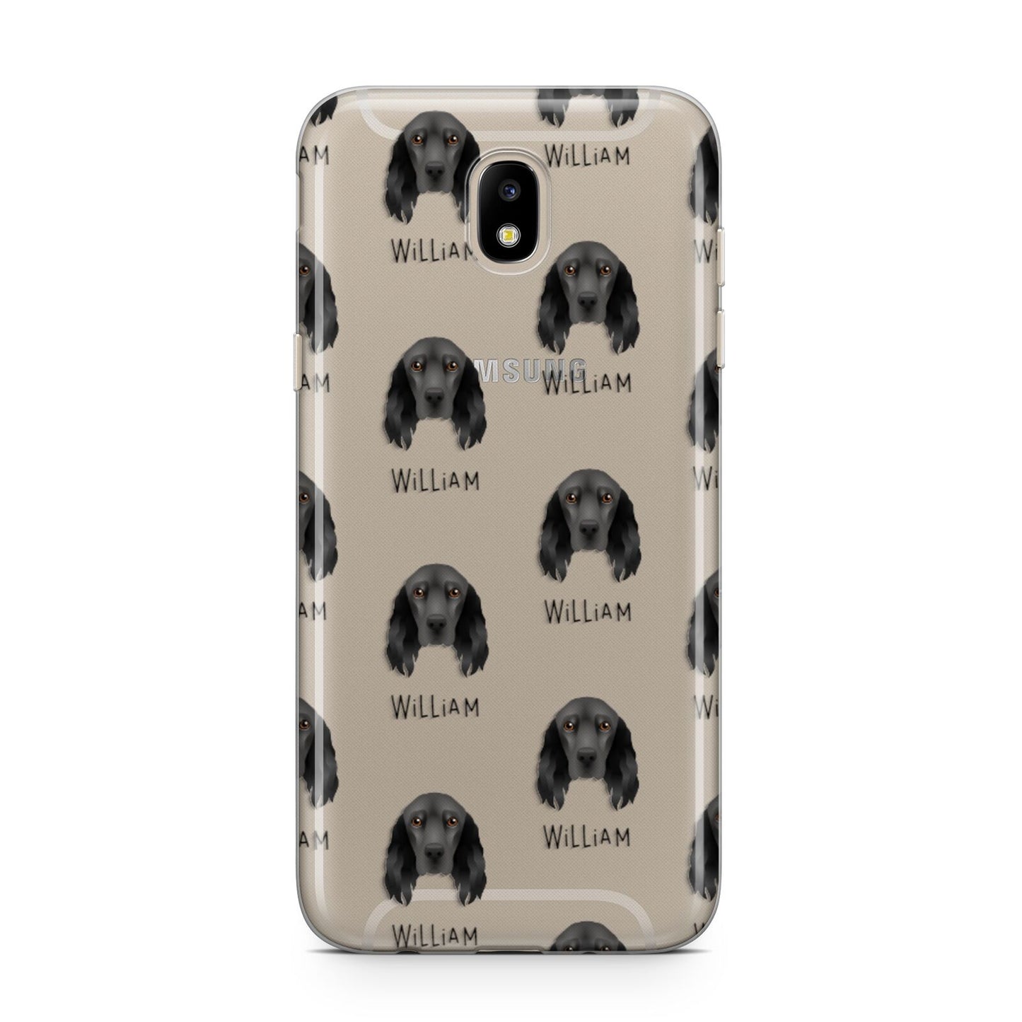 Field Spaniel Icon with Name Samsung J5 2017 Case