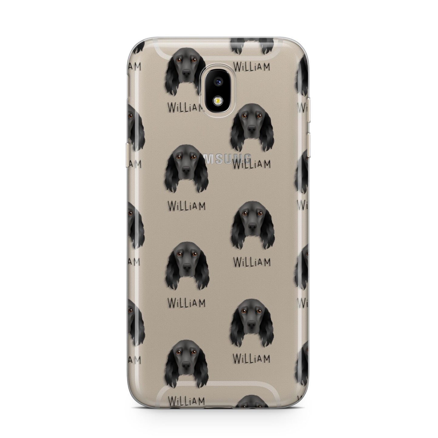 Field Spaniel Icon with Name Samsung J5 2017 Case