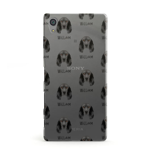 Field Spaniel Icon with Name Sony Xperia Case
