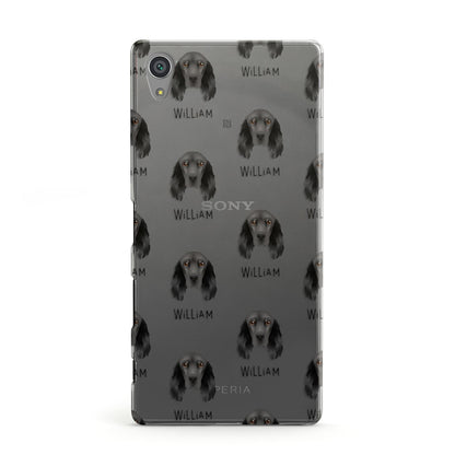 Field Spaniel Icon with Name Sony Xperia Case