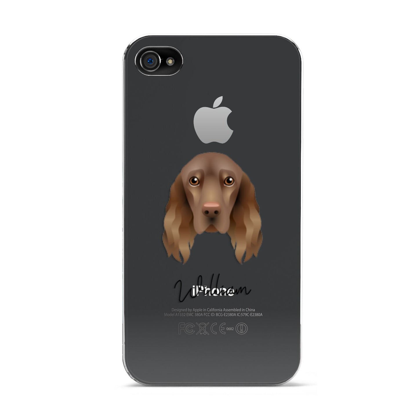 Field Spaniel Personalised Apple iPhone 4s Case