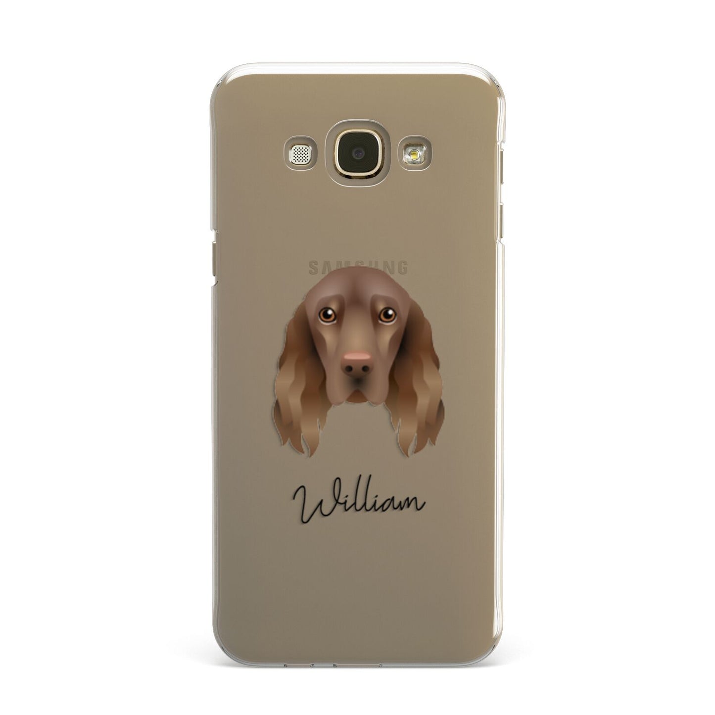 Field Spaniel Personalised Samsung Galaxy A8 Case