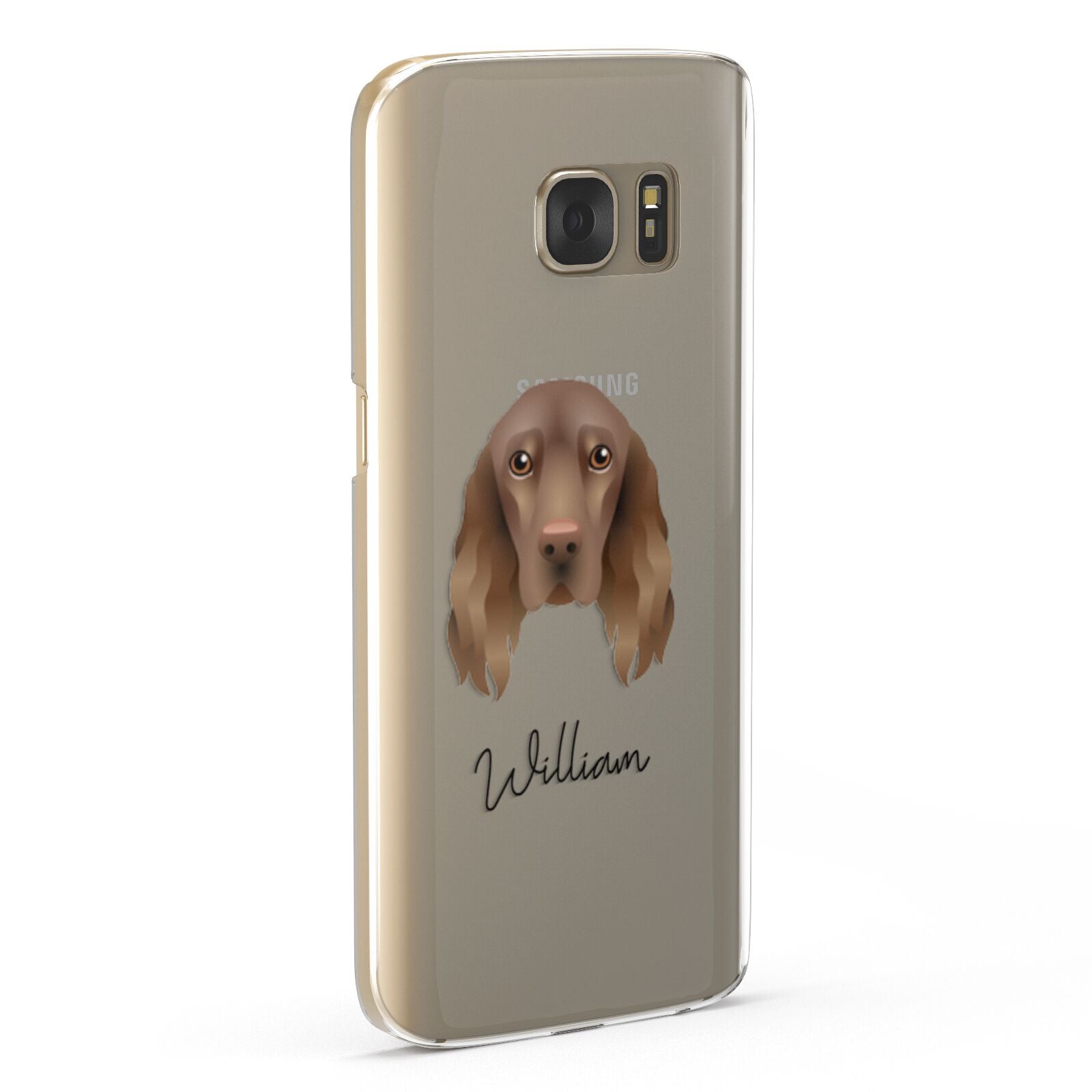 Field Spaniel Personalised Samsung Galaxy Case Fourty Five Degrees