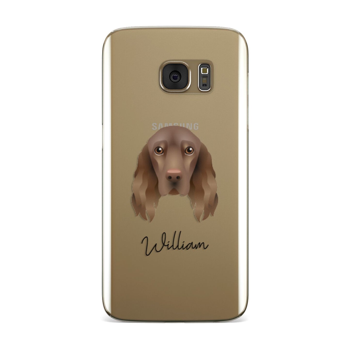 Field Spaniel Personalised Samsung Galaxy Case