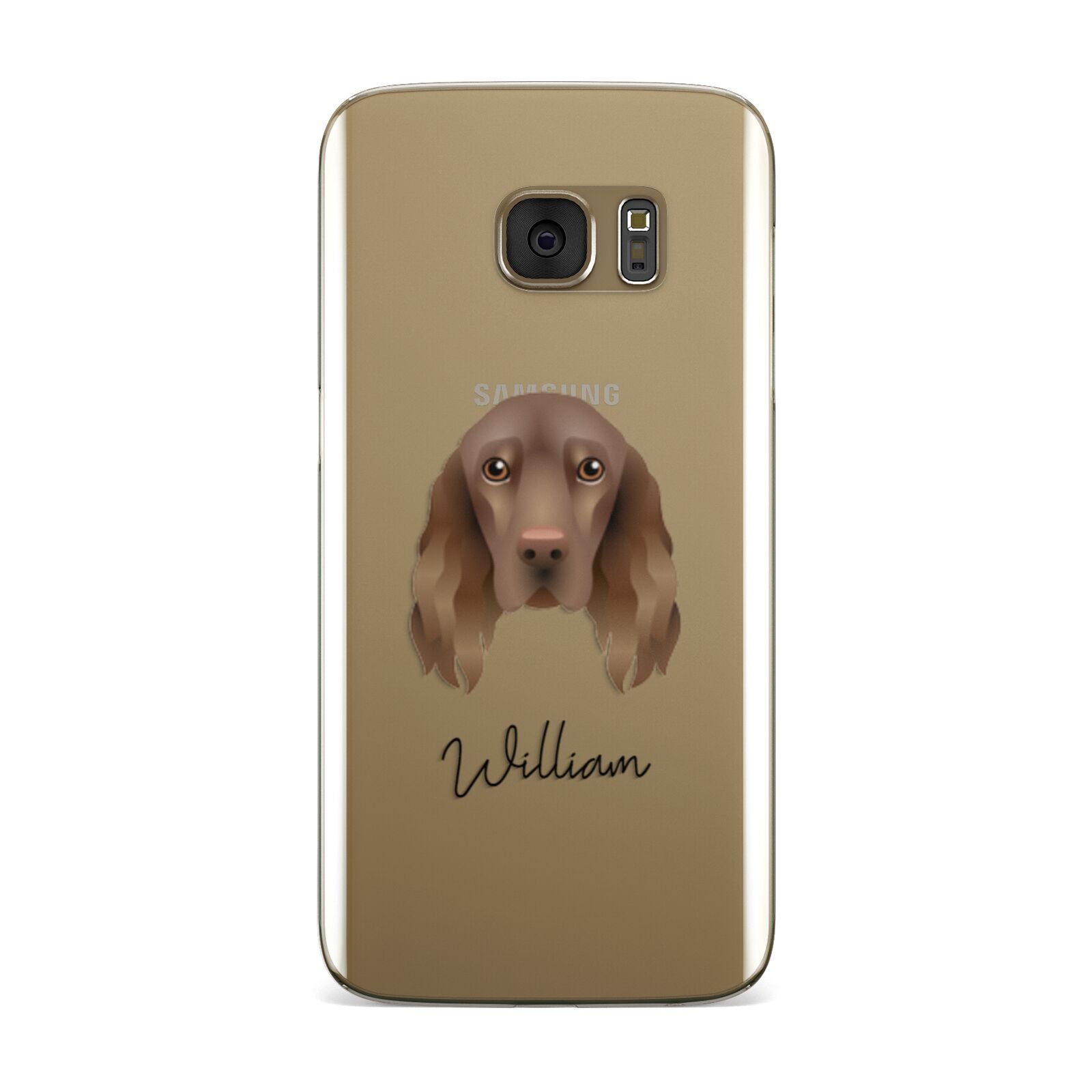 Field Spaniel Personalised Samsung Galaxy Case
