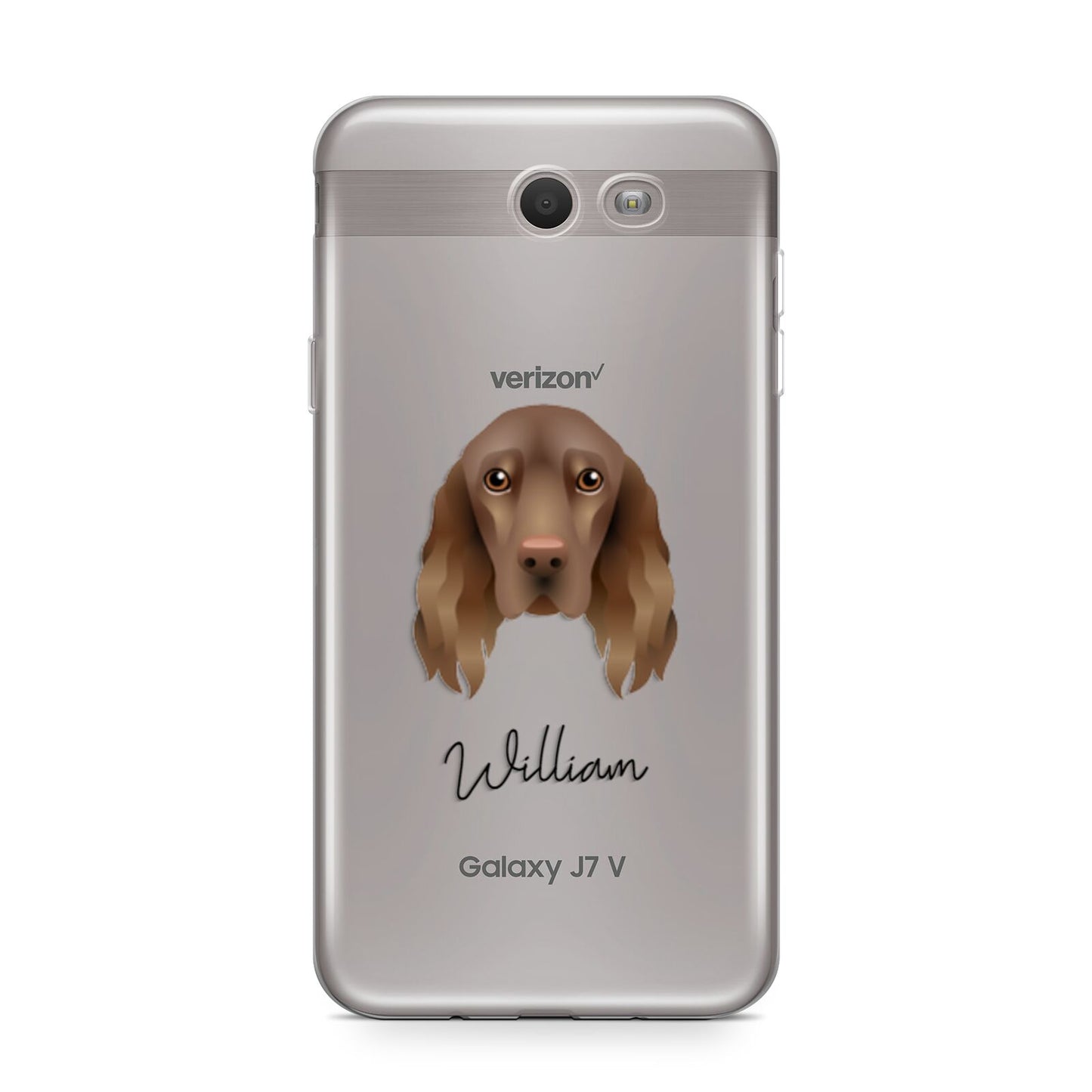 Field Spaniel Personalised Samsung Galaxy J7 2017 Case