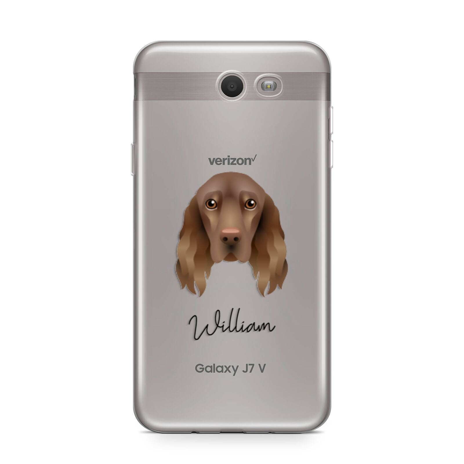 Field Spaniel Personalised Samsung Galaxy J7 2017 Case