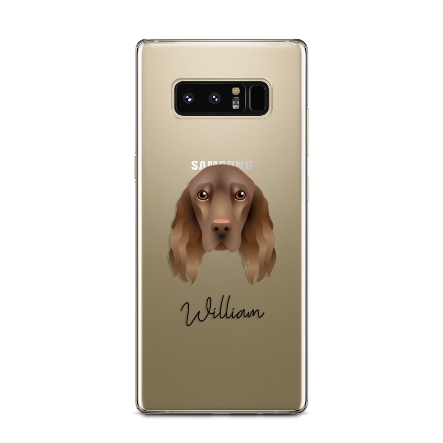 Field Spaniel Personalised Samsung Galaxy Note 8 Case