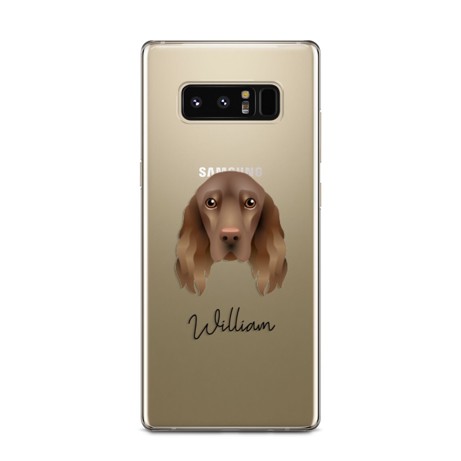 Field Spaniel Personalised Samsung Galaxy Note 8 Case