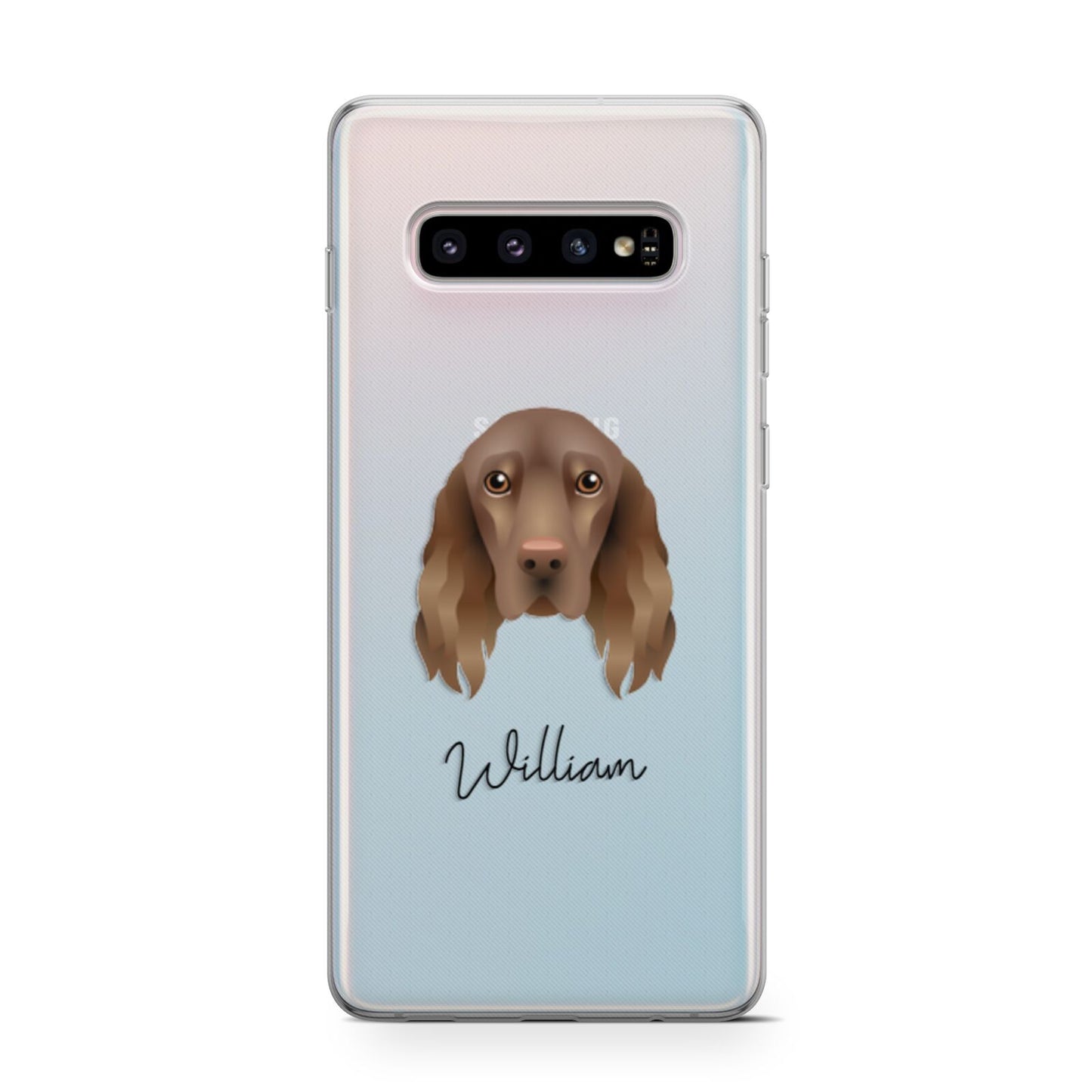 Field Spaniel Personalised Samsung Galaxy S10 Case
