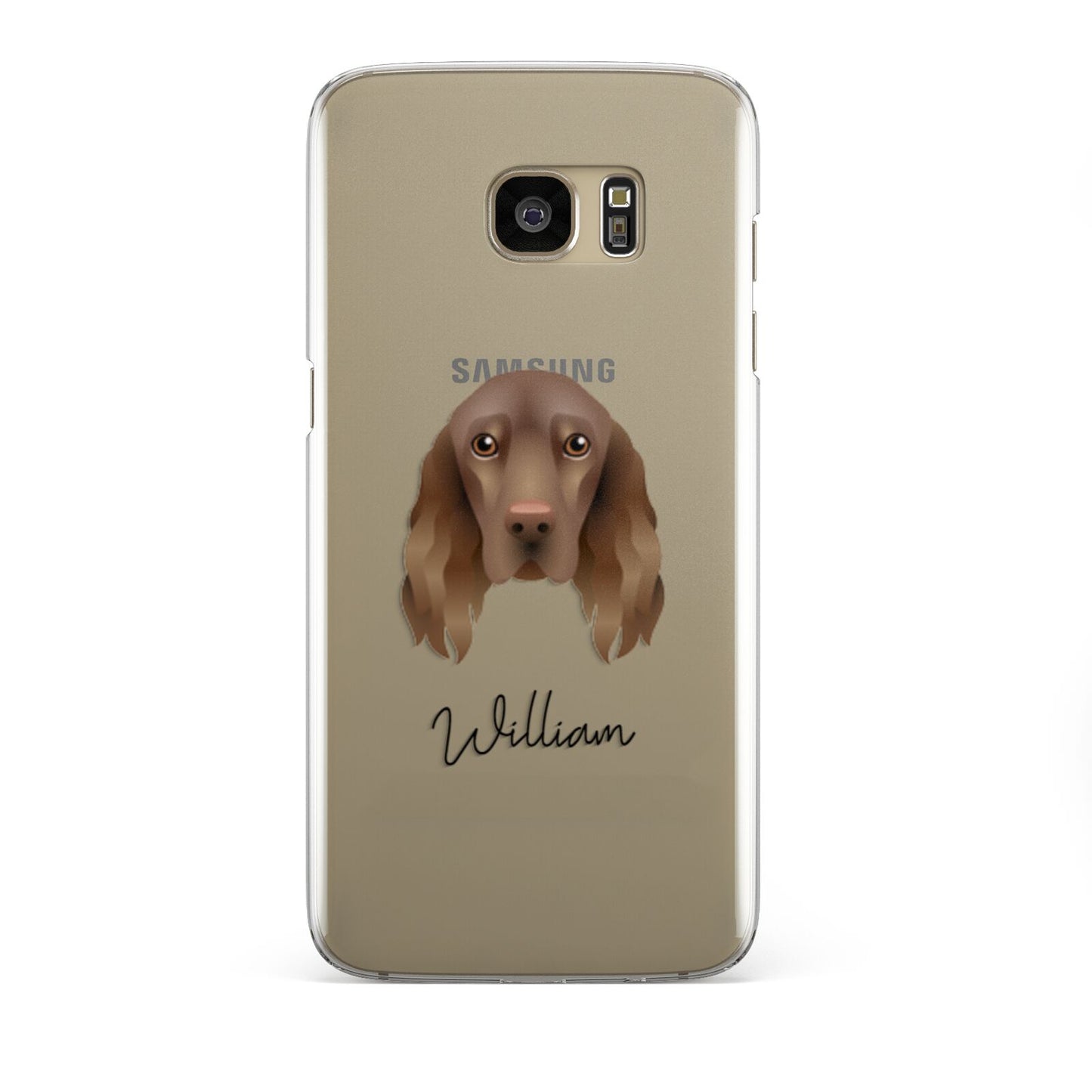 Field Spaniel Personalised Samsung Galaxy S7 Edge Case