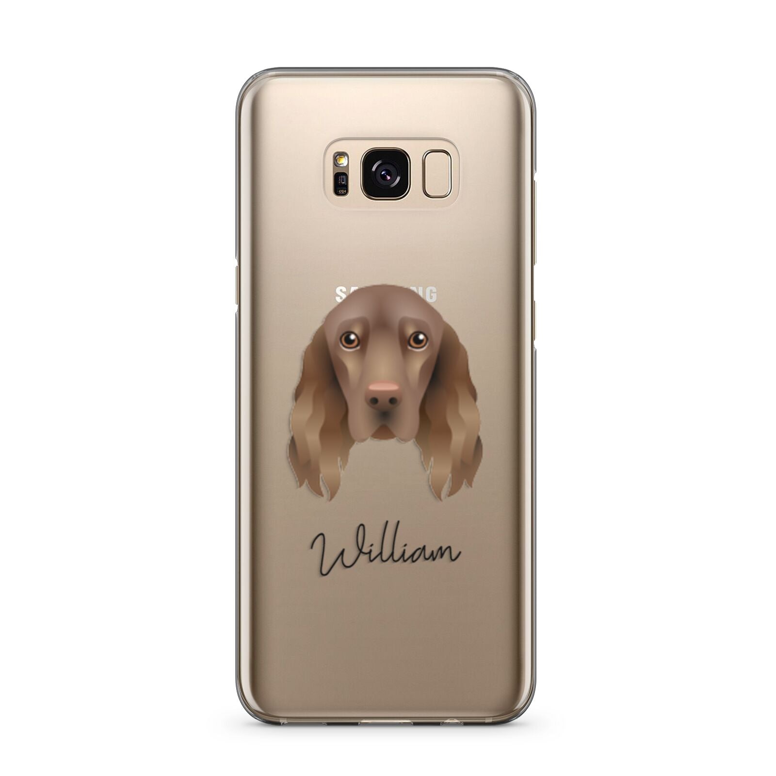 Field Spaniel Personalised Samsung Galaxy S8 Plus Case