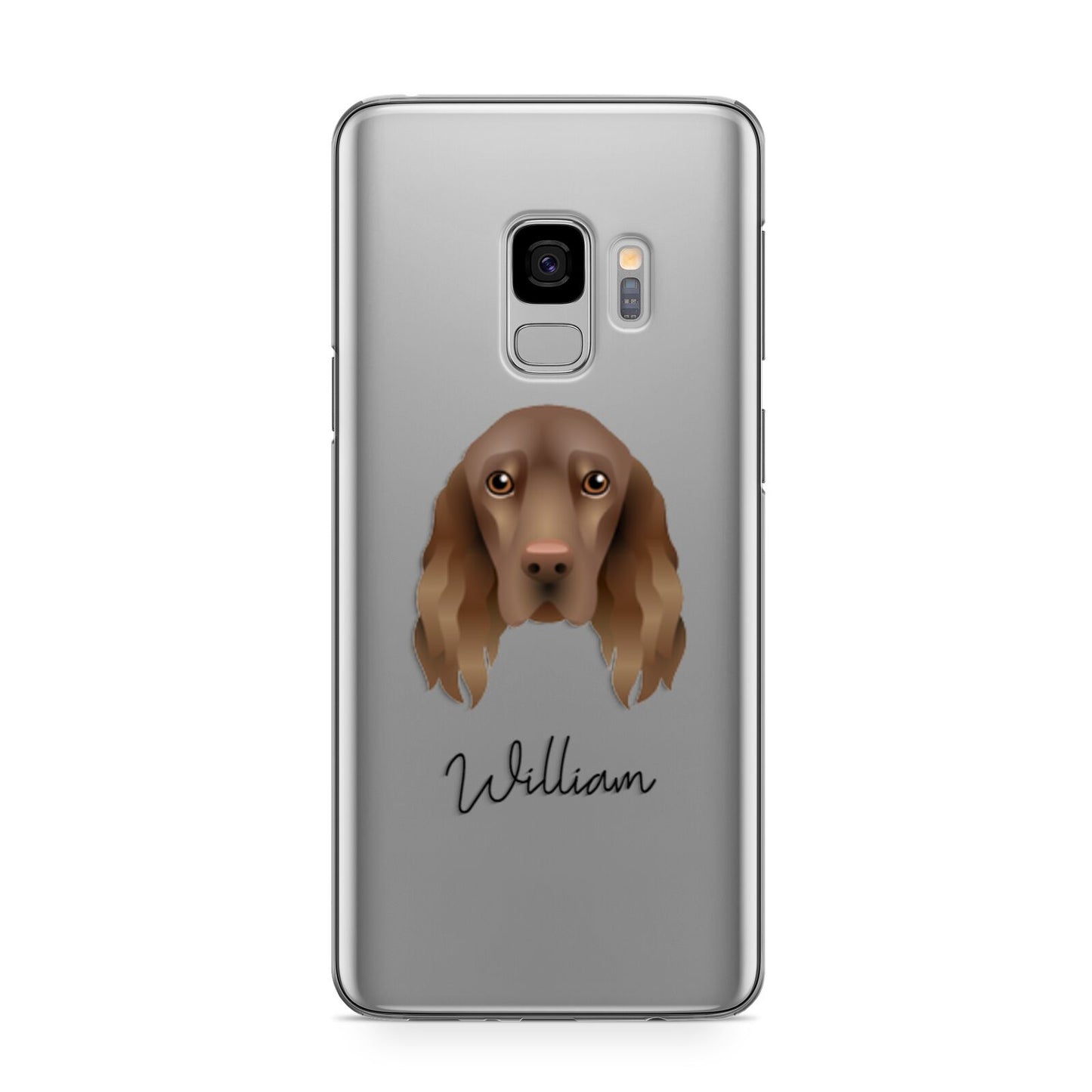 Field Spaniel Personalised Samsung Galaxy S9 Case