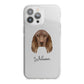 Field Spaniel Personalised iPhone 13 Pro Max TPU Impact Case with White Edges