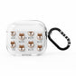 Finnish Lapphund Icon with Name AirPods Clear Case 3rd Gen