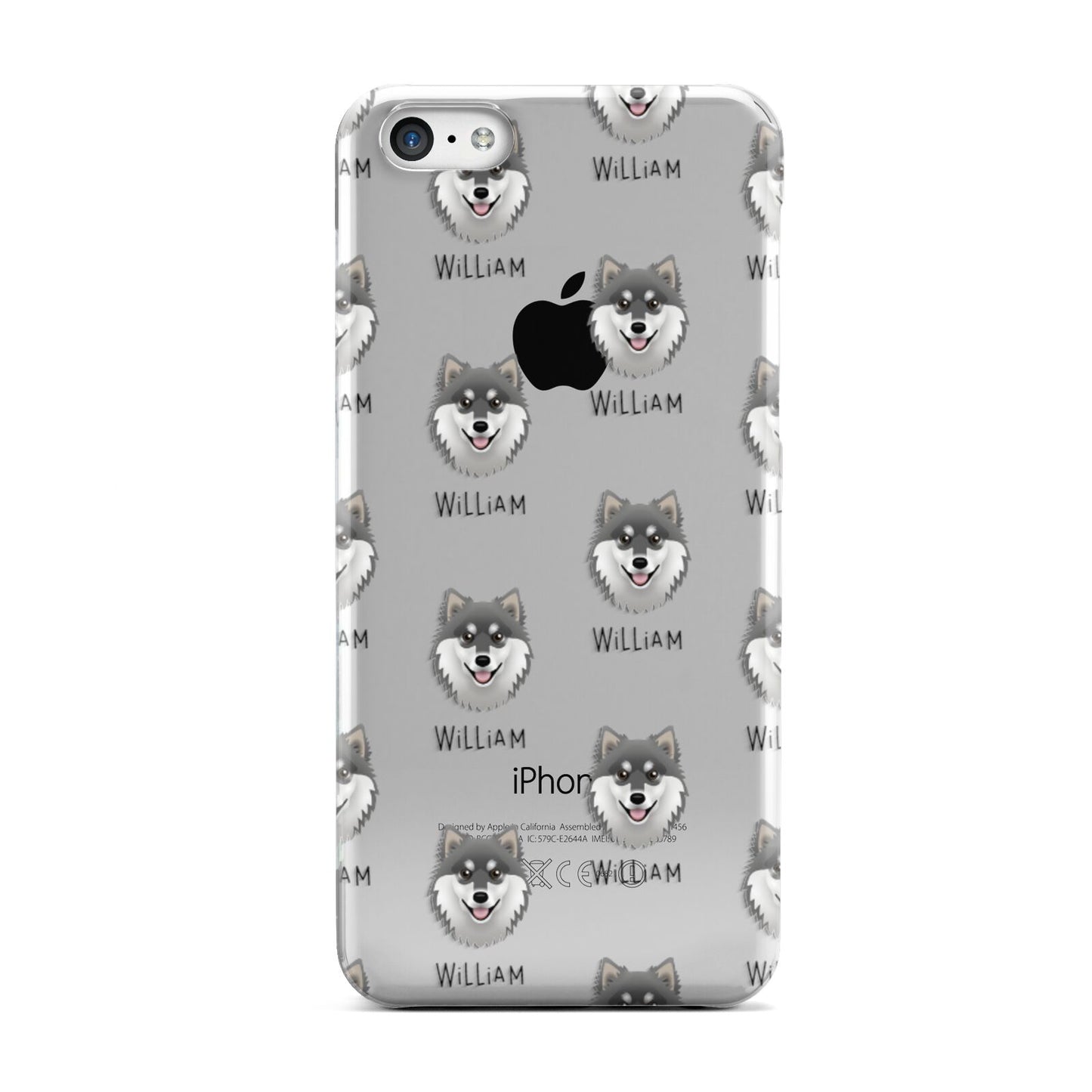 Finnish Lapphund Icon with Name Apple iPhone 5c Case