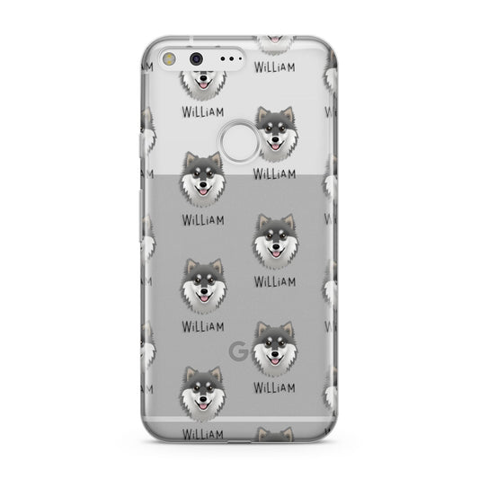 Finnish Lapphund Icon with Name Google Pixel Case