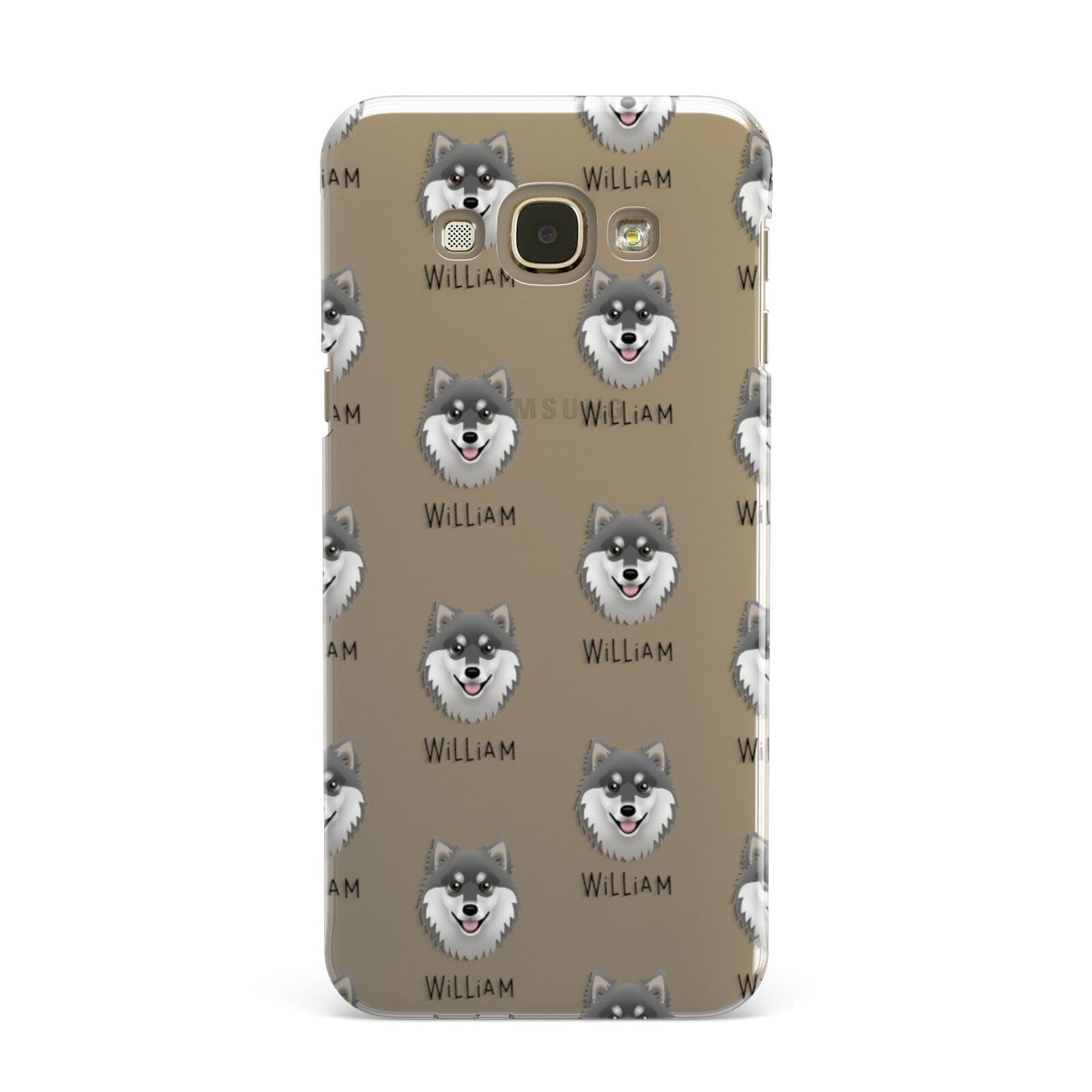 Finnish Lapphund Icon with Name Samsung Galaxy A8 Case
