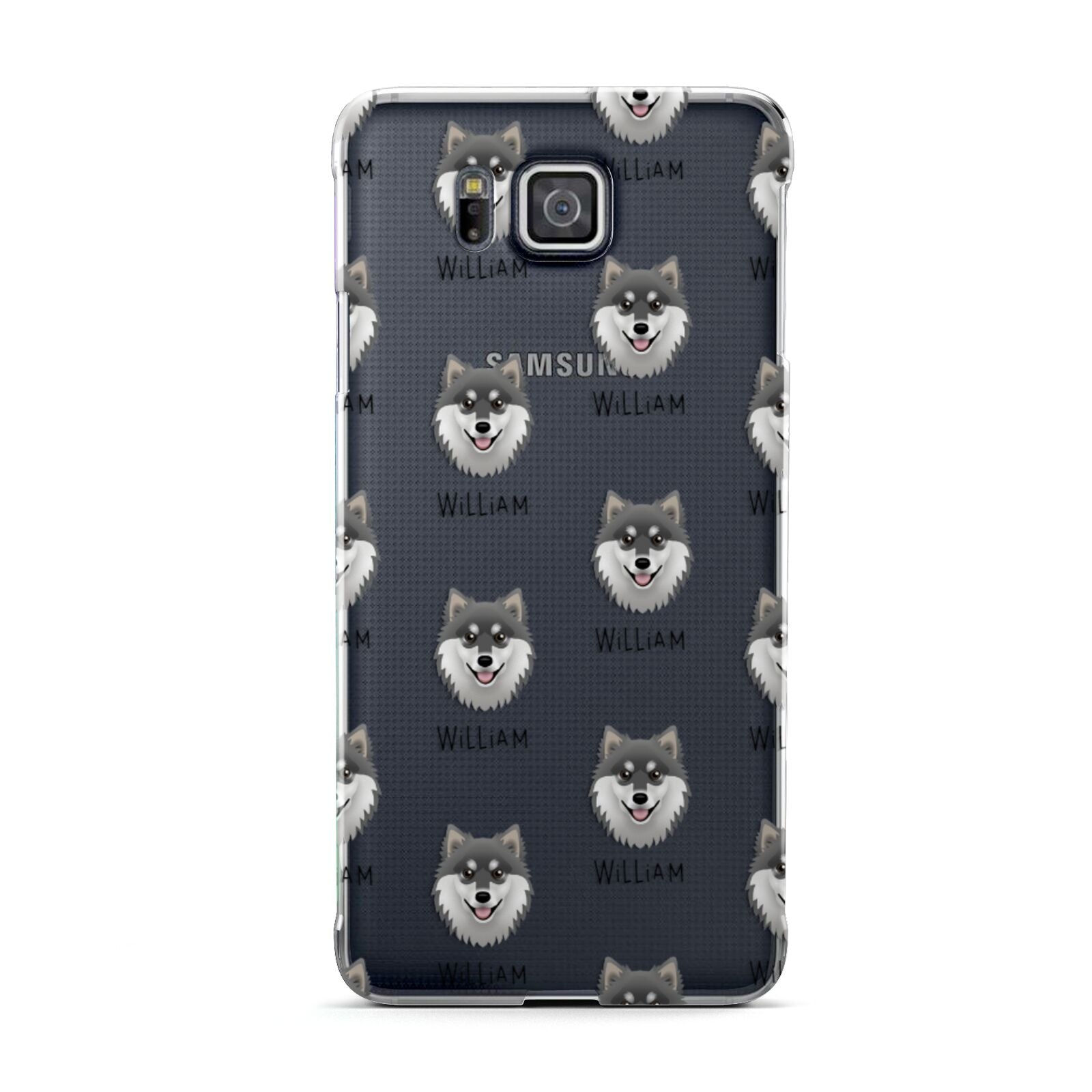 Finnish Lapphund Icon with Name Samsung Galaxy Alpha Case