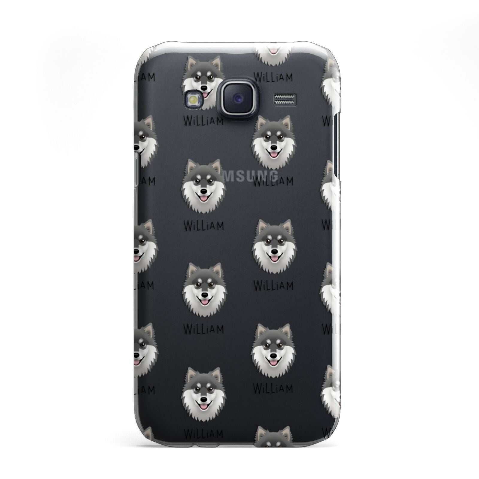 Finnish Lapphund Icon with Name Samsung Galaxy J5 Case
