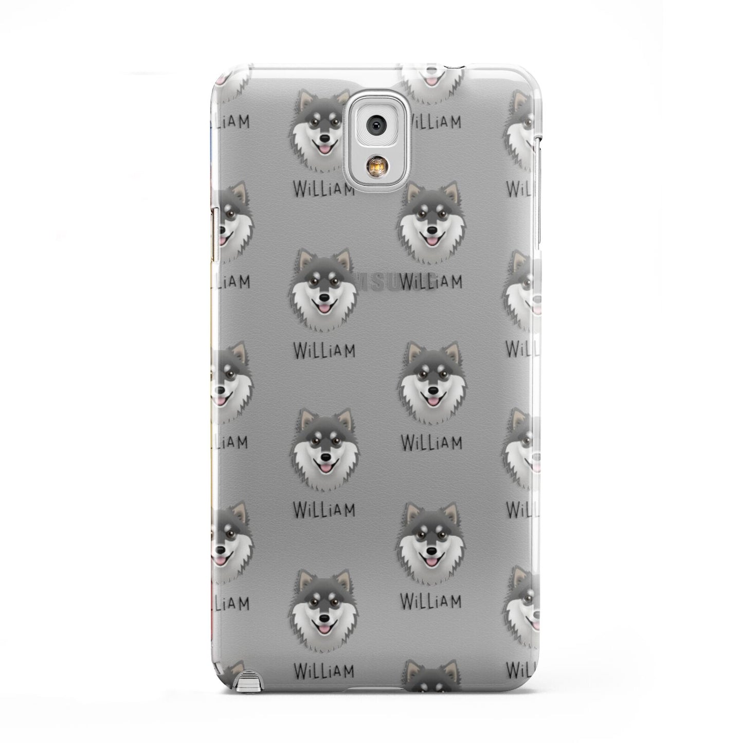 Finnish Lapphund Icon with Name Samsung Galaxy Note 3 Case