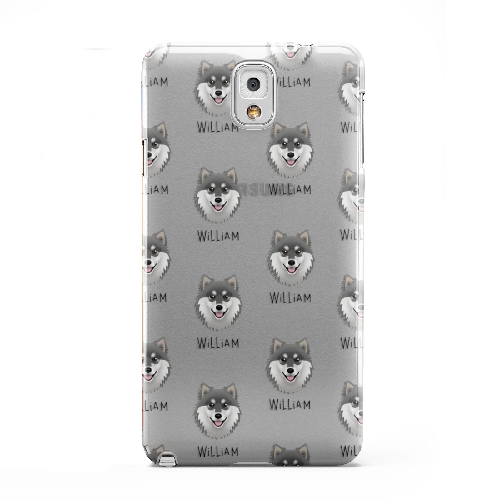 Finnish Lapphund Icon with Name Samsung Galaxy Note 3 Case