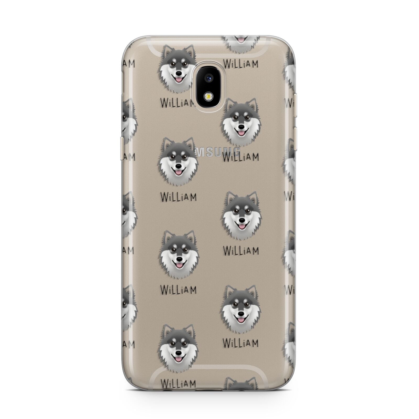 Finnish Lapphund Icon with Name Samsung J5 2017 Case