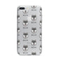 Finnish Lapphund Icon with Name iPhone 7 Plus Bumper Case on Silver iPhone