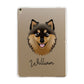 Finnish Lapphund Personalised Apple iPad Gold Case