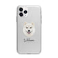 Finnish Lapphund Personalised Apple iPhone 11 Pro in Silver with Bumper Case