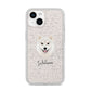 Finnish Lapphund Personalised iPhone 14 Glitter Tough Case Starlight
