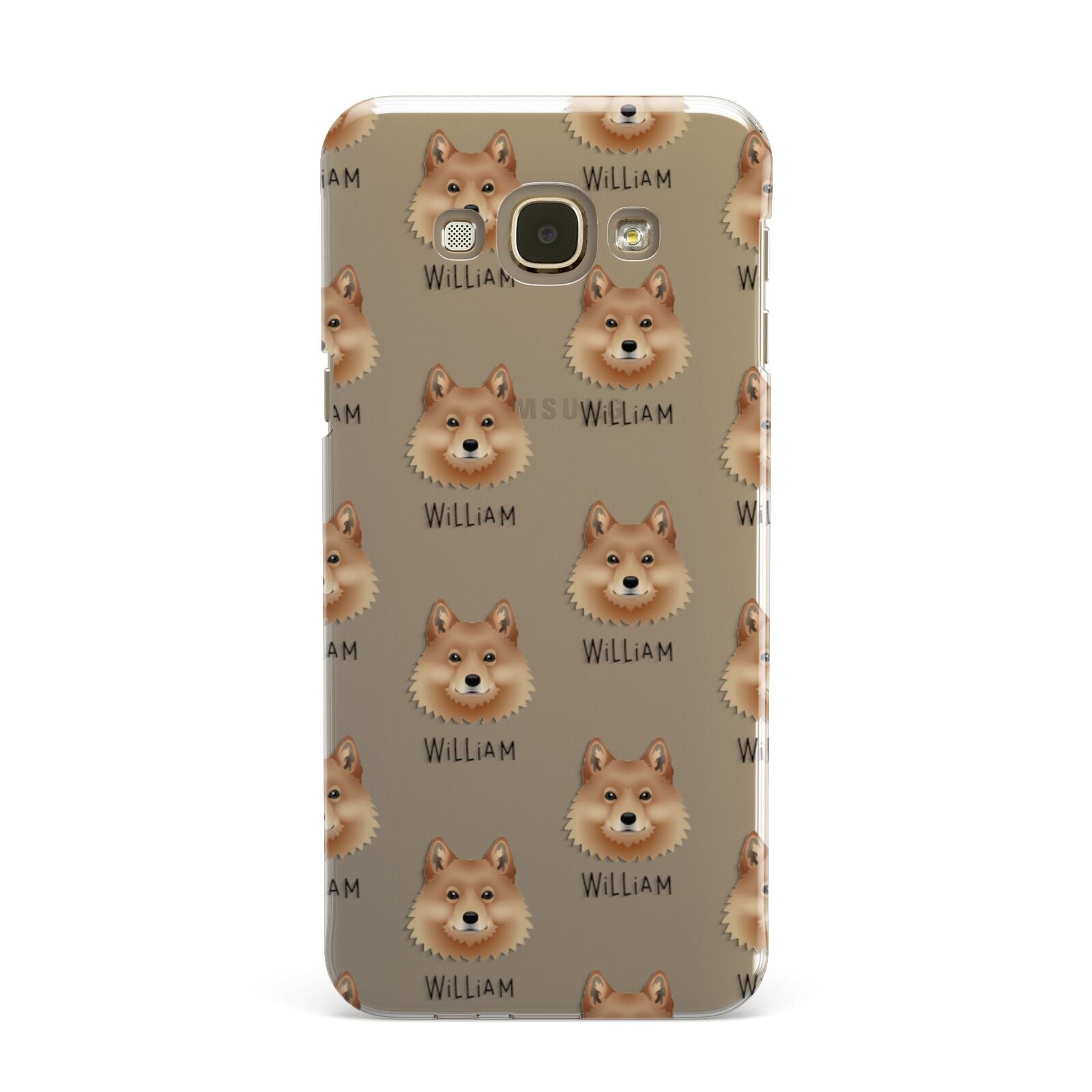 Finnish Spitz Icon with Name Samsung Galaxy A8 Case