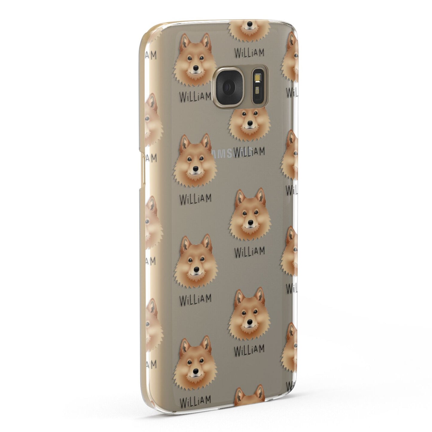 Finnish Spitz Icon with Name Samsung Galaxy Case Fourty Five Degrees