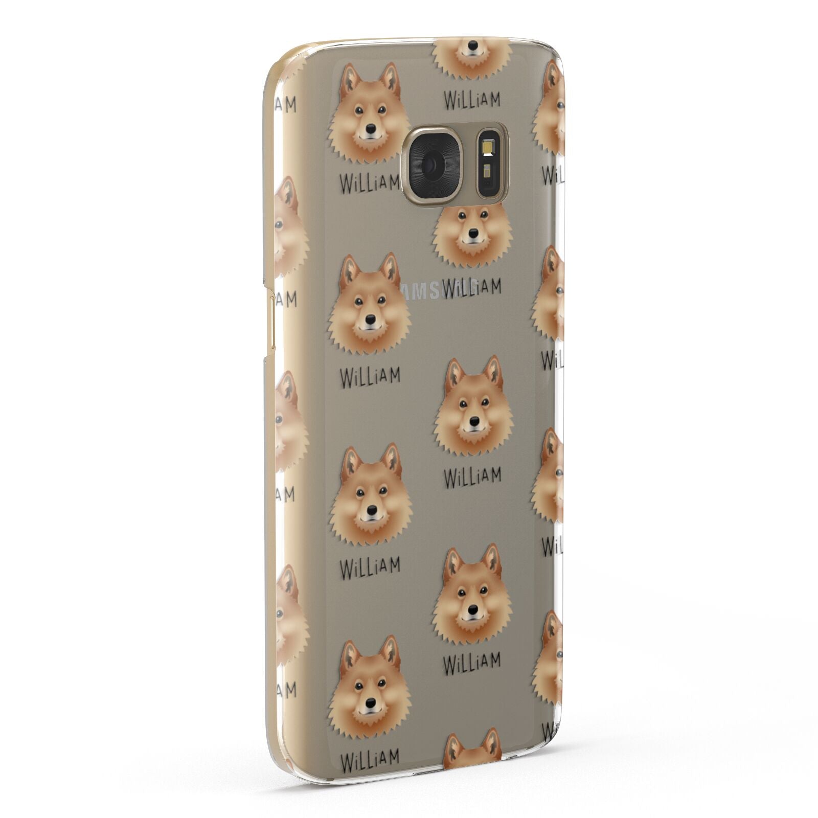 Finnish Spitz Icon with Name Samsung Galaxy Case Fourty Five Degrees