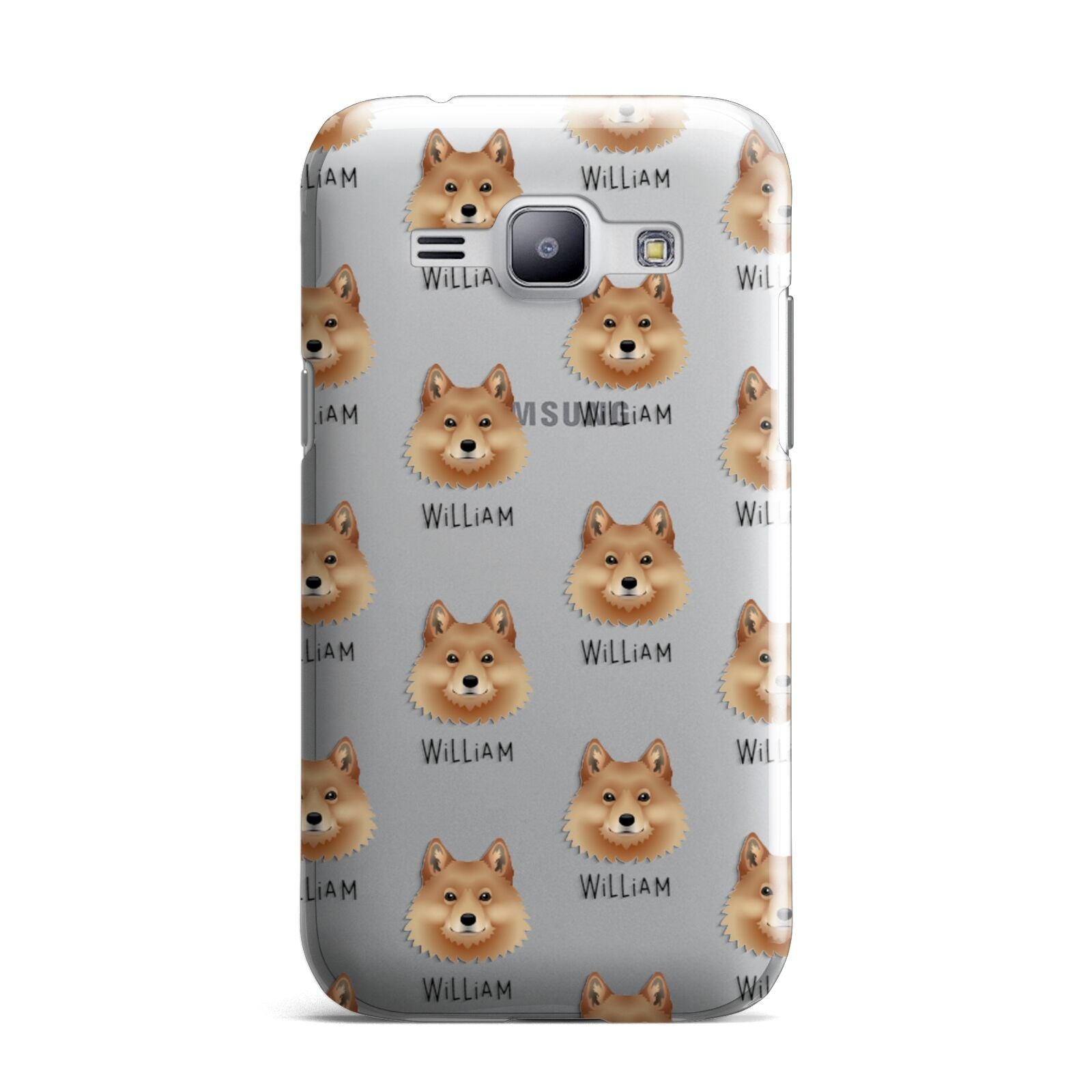 Finnish Spitz Icon with Name Samsung Galaxy J1 2015 Case