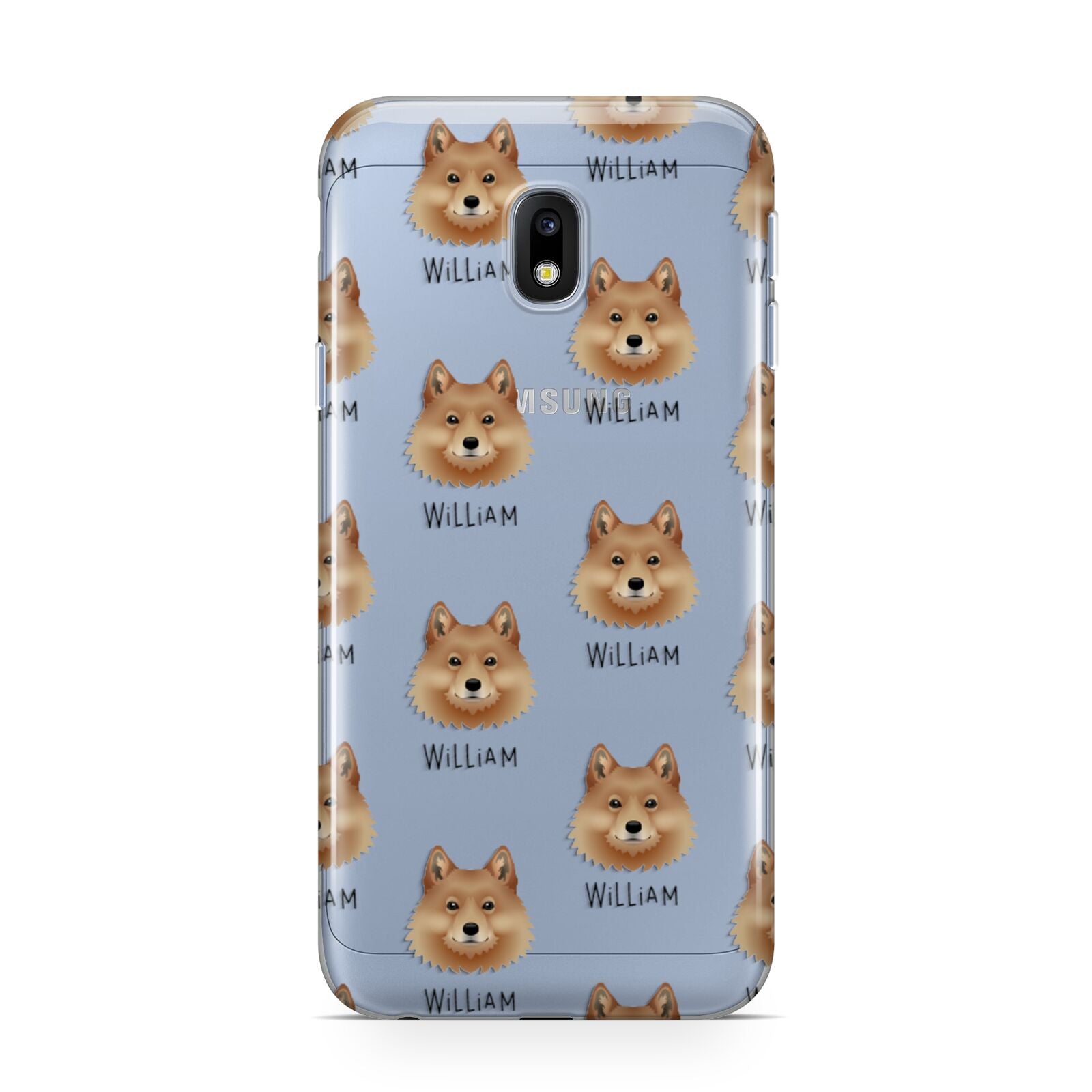 Finnish Spitz Icon with Name Samsung Galaxy J3 2017 Case