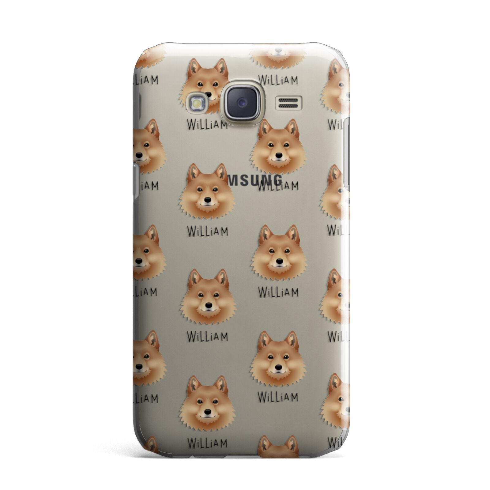 Finnish Spitz Icon with Name Samsung Galaxy J7 Case