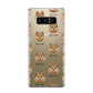 Finnish Spitz Icon with Name Samsung Galaxy Note 8 Case