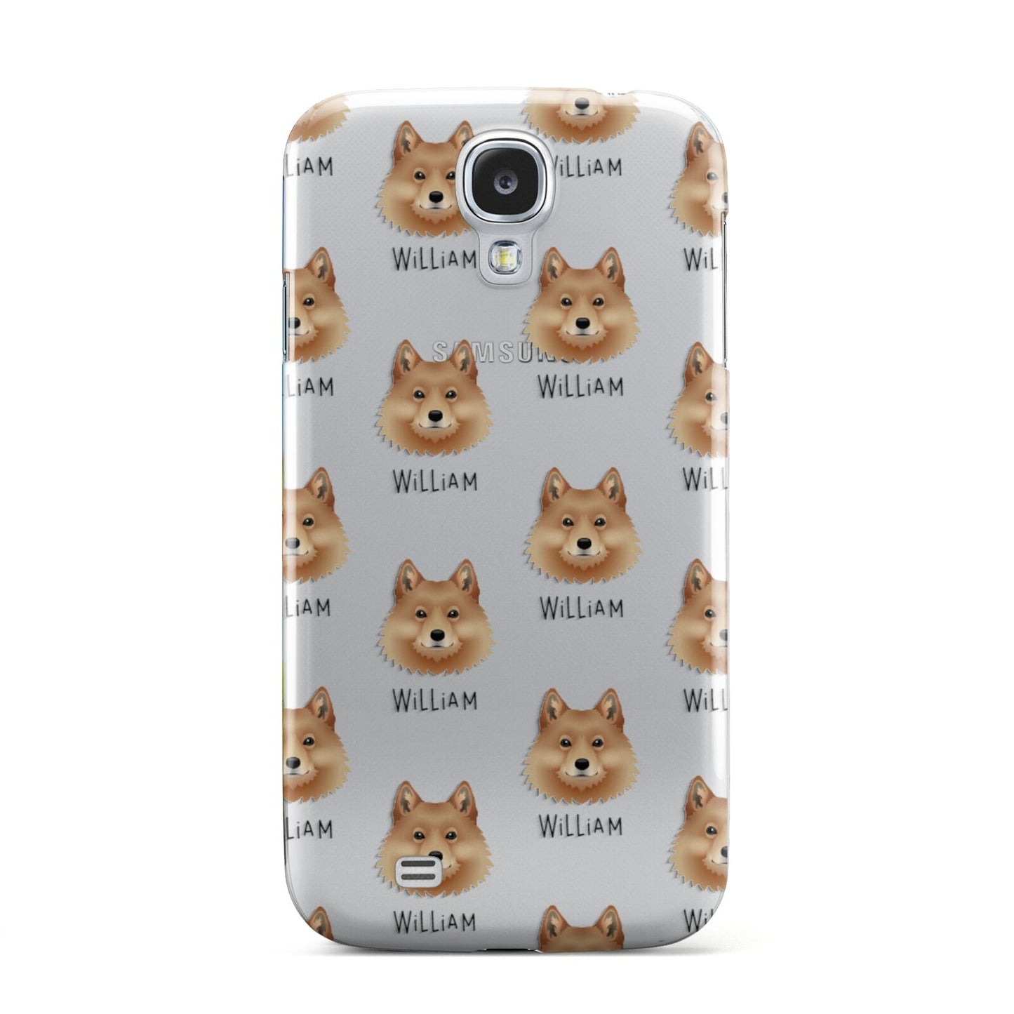 Finnish Spitz Icon with Name Samsung Galaxy S4 Case