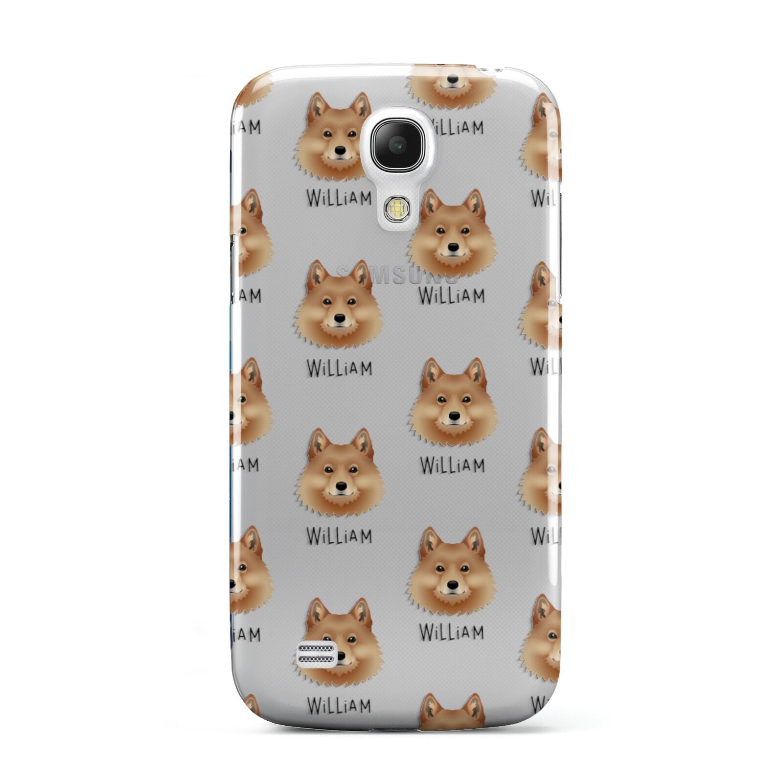Finnish Spitz Icon with Name Samsung Galaxy S4 Mini Case