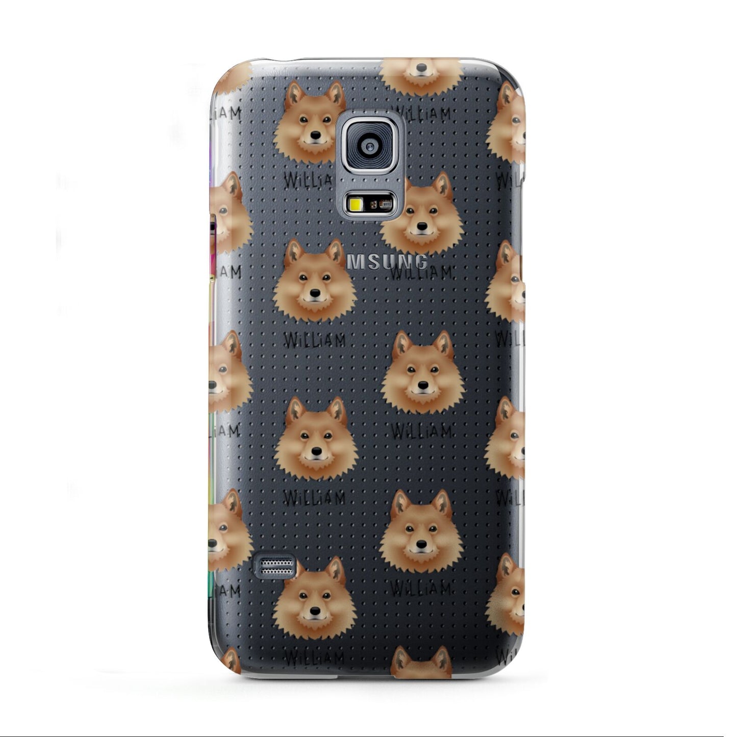 Finnish Spitz Icon with Name Samsung Galaxy S5 Mini Case