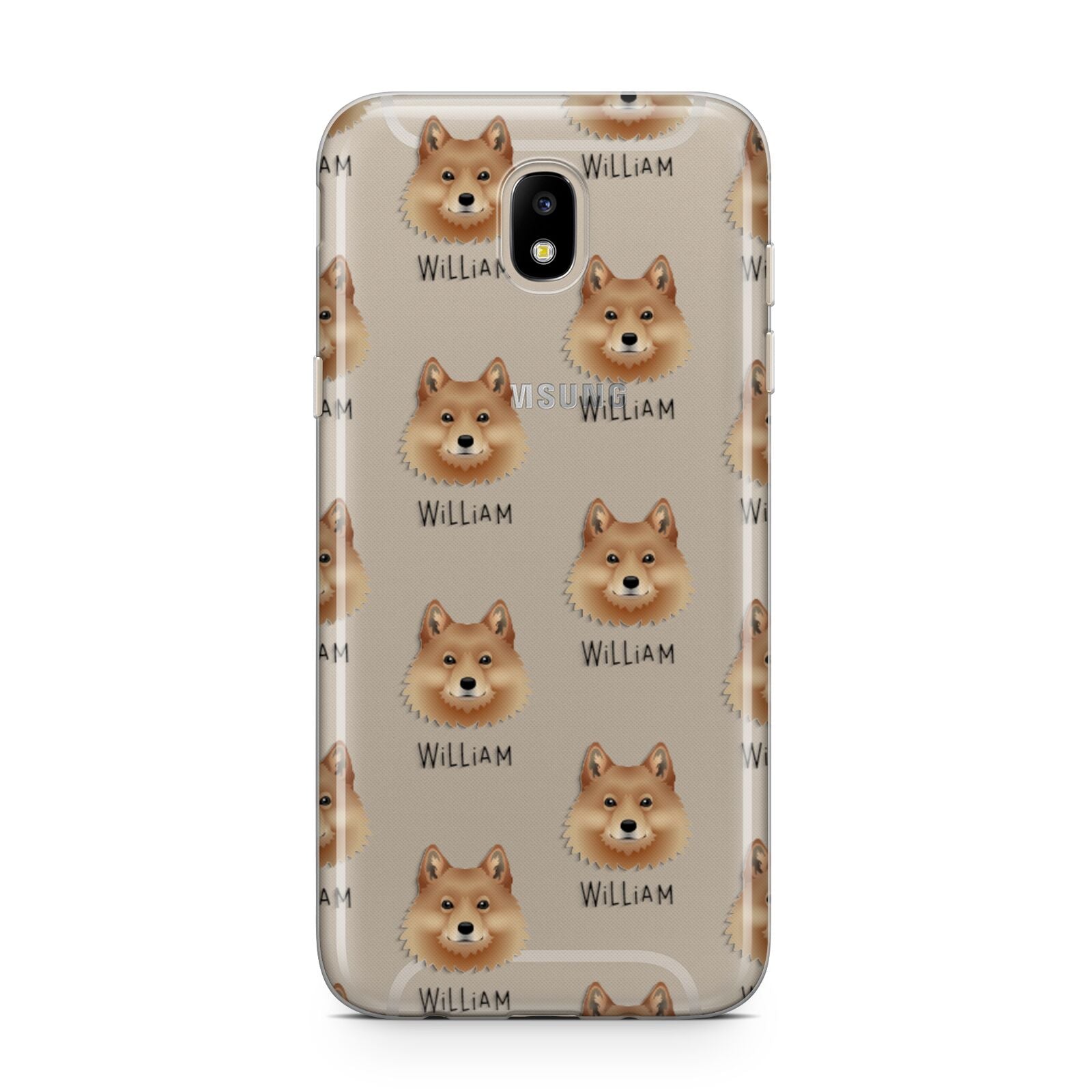 Finnish Spitz Icon with Name Samsung J5 2017 Case