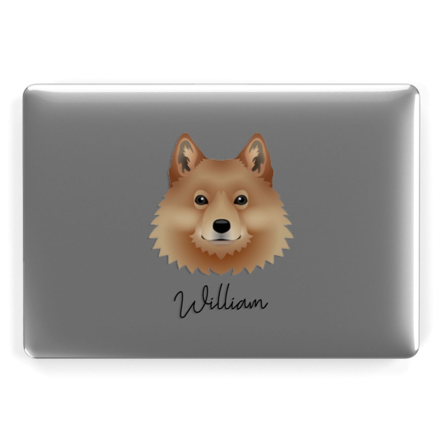 Finnish Spitz Personalised Apple MacBook Case