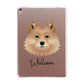 Finnish Spitz Personalised Apple iPad Rose Gold Case