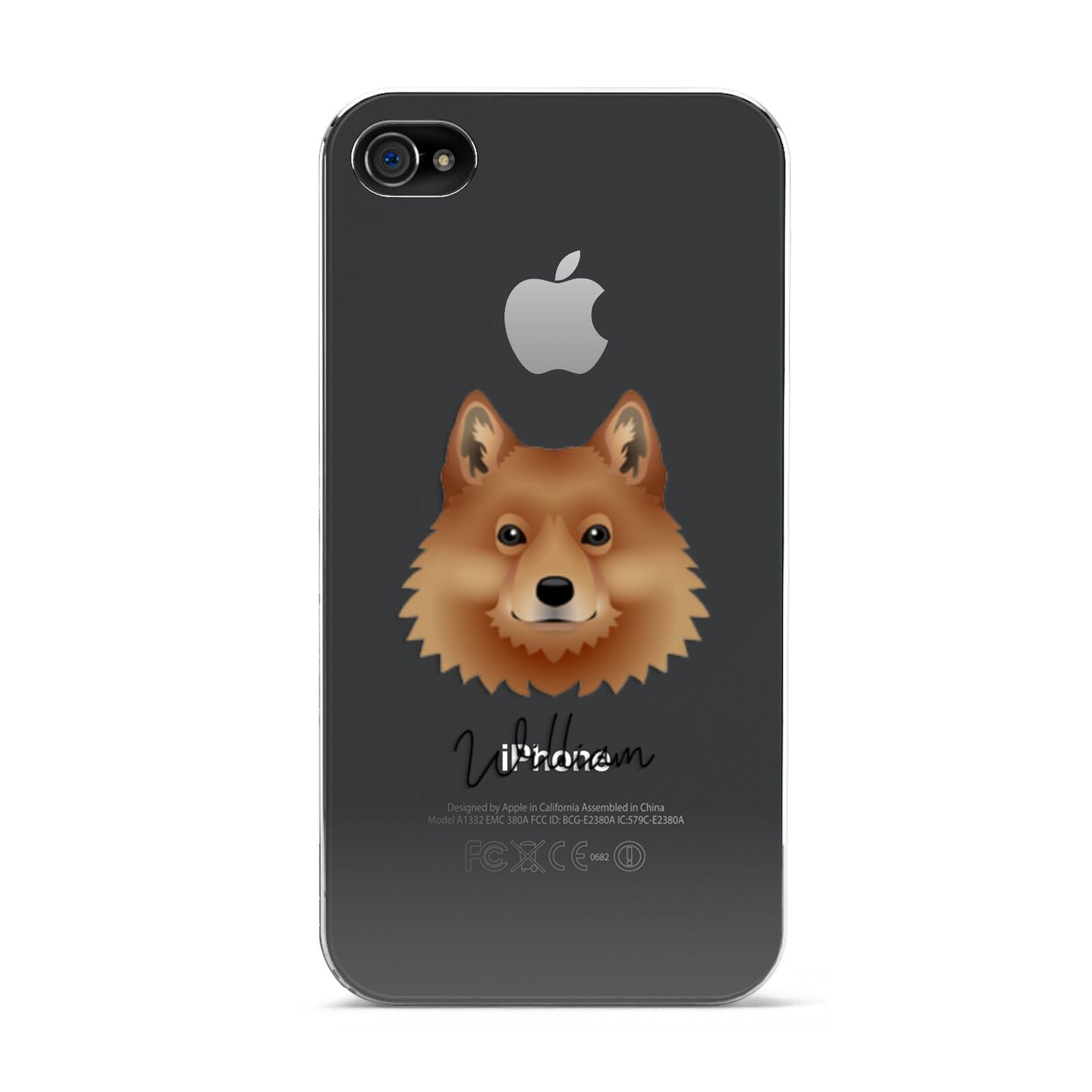 Finnish Spitz Personalised Apple iPhone 4s Case