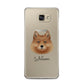 Finnish Spitz Personalised Samsung Galaxy A5 2016 Case on gold phone