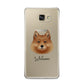 Finnish Spitz Personalised Samsung Galaxy A9 2016 Case on gold phone