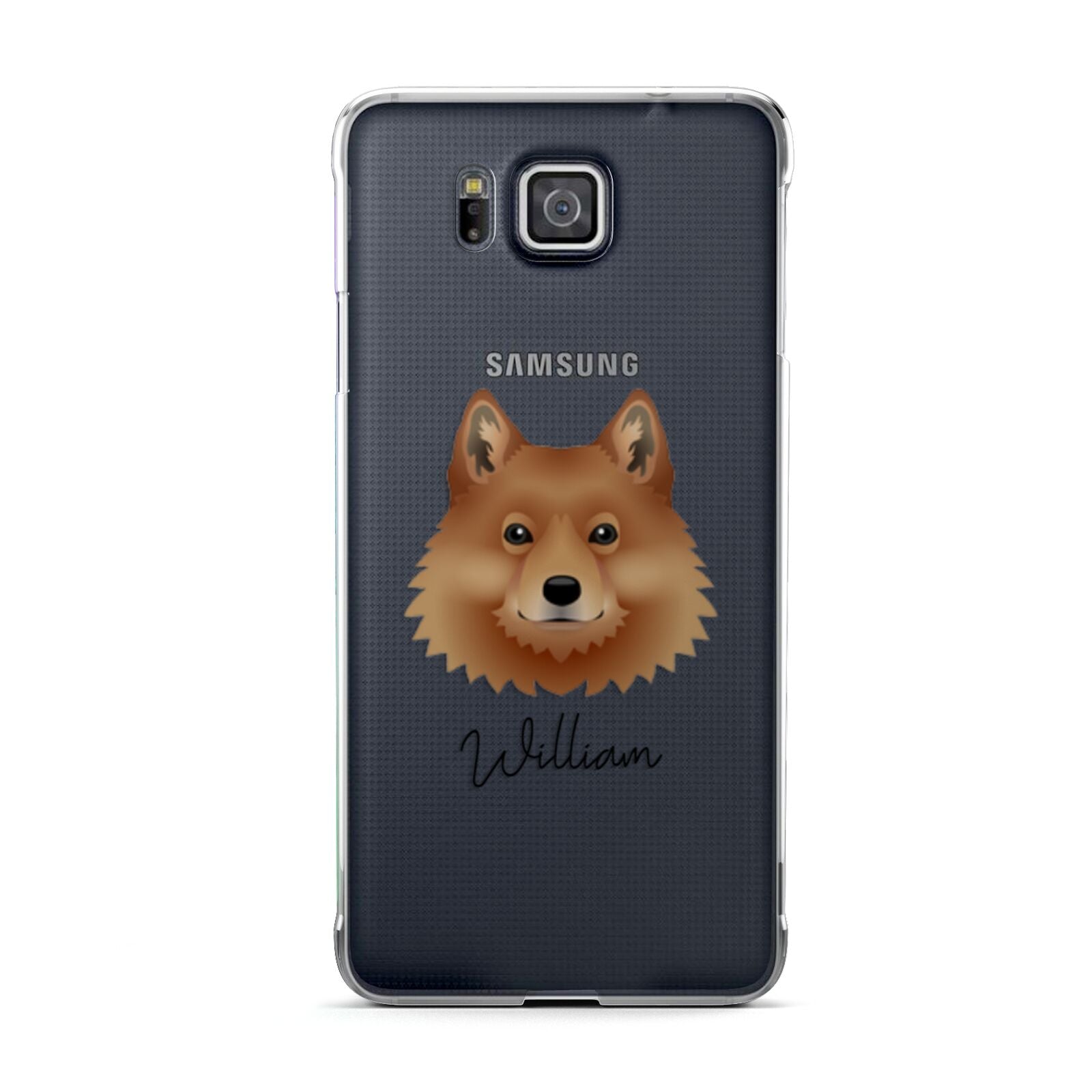 Finnish Spitz Personalised Samsung Galaxy Alpha Case