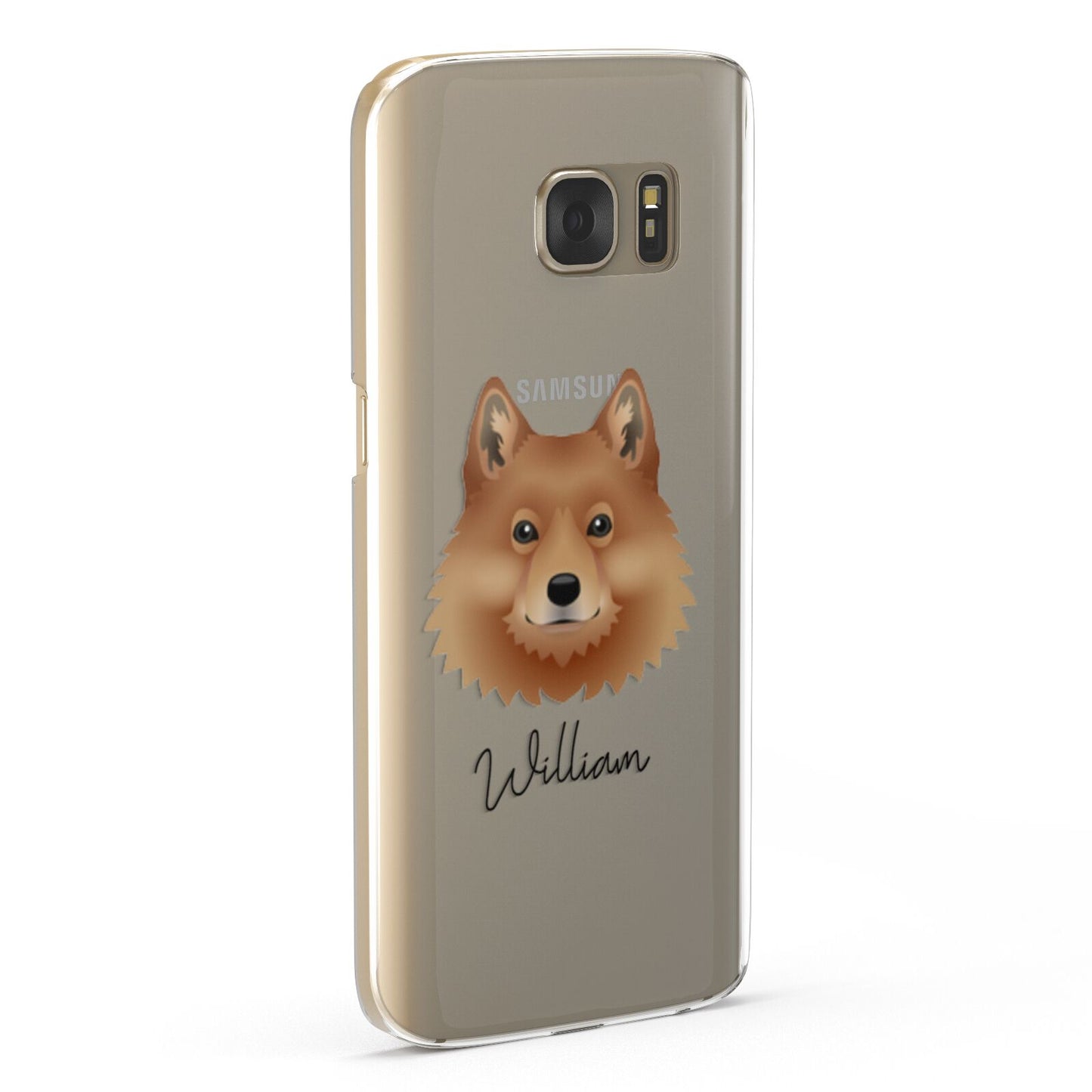 Finnish Spitz Personalised Samsung Galaxy Case Fourty Five Degrees